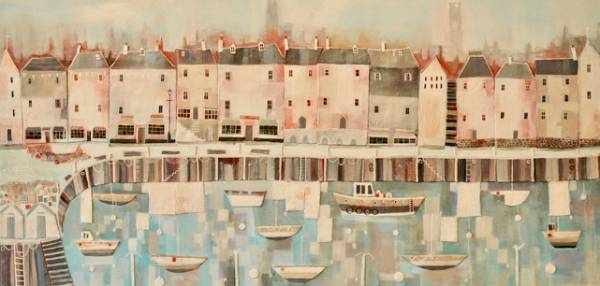 - Mixed Media on Canvas, Painting by Julie Adlard, measuring 50 x 100 cm (H x W) framed at 64 x 104 cm £1250